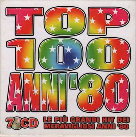 Cofanetto 7 CD Top 100 Anni 80 (Le Piugrave Grandi Hit Dei Meravigliosi Anni 80)