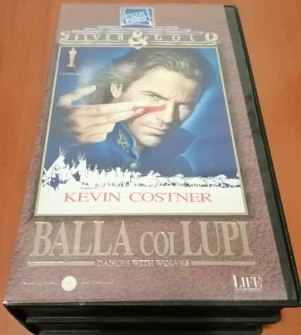 Cofanetto Balla coi Lupi - 2 VHS 1990 - DA COLLEZIONE