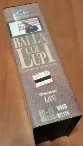 Cofanetto Balla coi Lupi - 2 VHS 1990 - DA COLLEZIONE