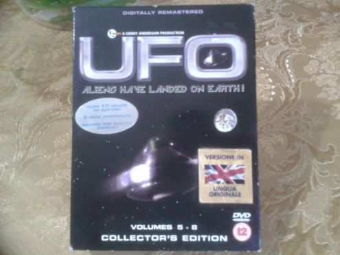 COFANETTO DI 4 FILM IN DVD TELEFILM SERIE UFO ANNI 70 ORIGINALE