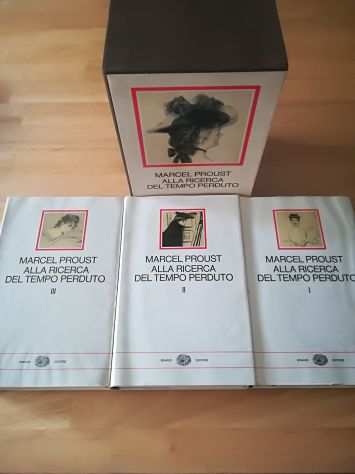 Cofanetto tre volumi del 1971 Marcel Proust