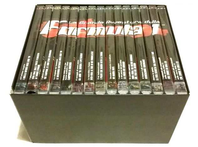 CofanettoLa grande avventura della Formula 1 completo 15 DVD come nuovo