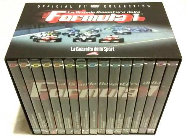 CofanettoLa grande avventura della Formula 1 completo 15 DVD come nuovo