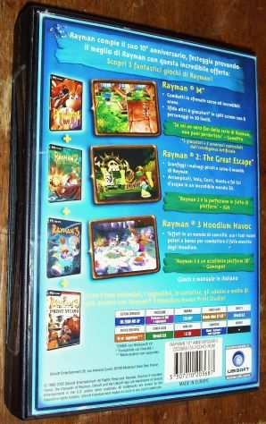 collezione 4 giochi Rayman 10deg Anniversario gioco PC Italiano edizione limitata
