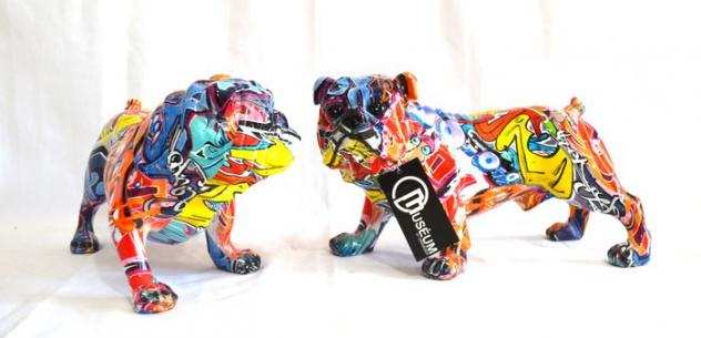 Collezione a tema animali - 2x Bulldog