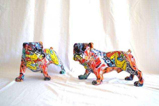 Collezione a tema animali - 2x Bulldog