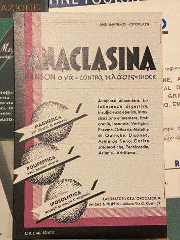 Collezione a tema - Cartoline e depliant pubblicitari farmaci prima metagrave del 1900