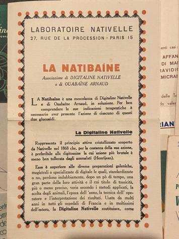 Collezione a tema - Cartoline e depliant pubblicitari farmaci prima metagrave del 1900