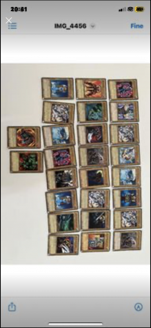Collezione carte Yu-Gi-Oh