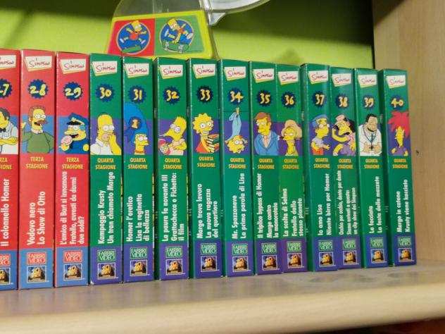 Collezione completa n. 40 VHS dei SIMPSON