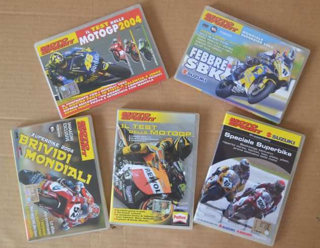 Collezione di 5 DVD Motosprint MotoGP Moto GP Mondiale Superbike