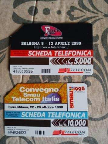 Collezione di carte telefoniche - Carte telefoniche anni 1980-2000 (circa 100) - Telecom, SIP, altri