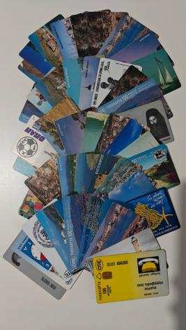 Collezione di carte telefoniche - Schede Telefoniche Greche con Molte Paesaggistiche degli Anni 90 - OTE