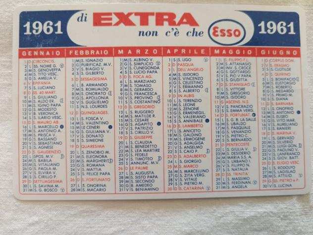 Collezione di memorabilia - 20 Calendarietti tascabili dal 1961 al 1979 Stock, Esso, Merit, Nivada, LOra, Il Tempo, Ecc..