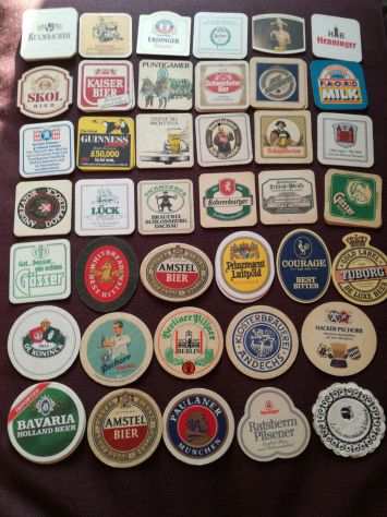 Collezione di sottobicchieri da birra