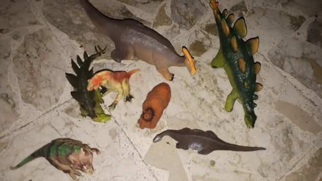 Collezione Dinosauri Plastica Morbidi e Duri