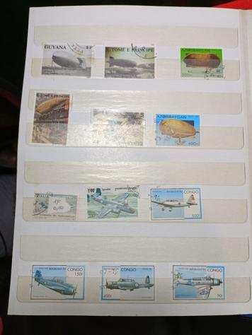 Collezione francobolli automezzi - Lotto francobolli automezzi - Francobolli da Tutto il Mondo
