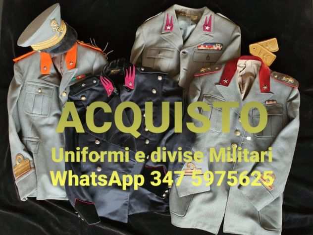 Collezione Medaglie elmetti Uniformi e Militaria