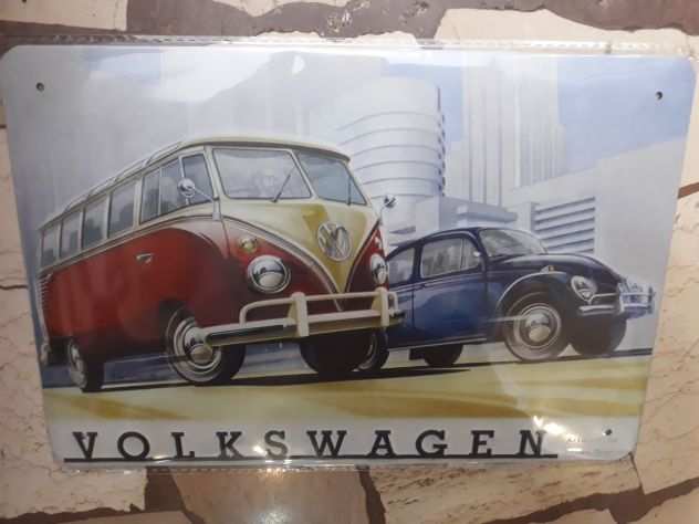 COLLEZIONE TARGHE METALLO VOLKSWAGEN