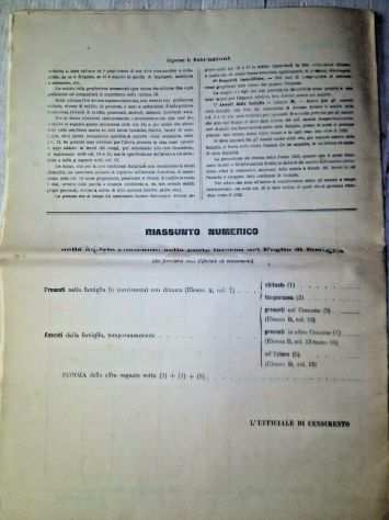 Collezionismo cartaceo - censimento regno dItalia 1921