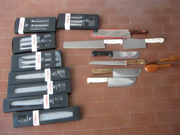 COLTELLI GROSSI  SET NUOVI DI COLTELLI E UTENSILI DA CUCINA