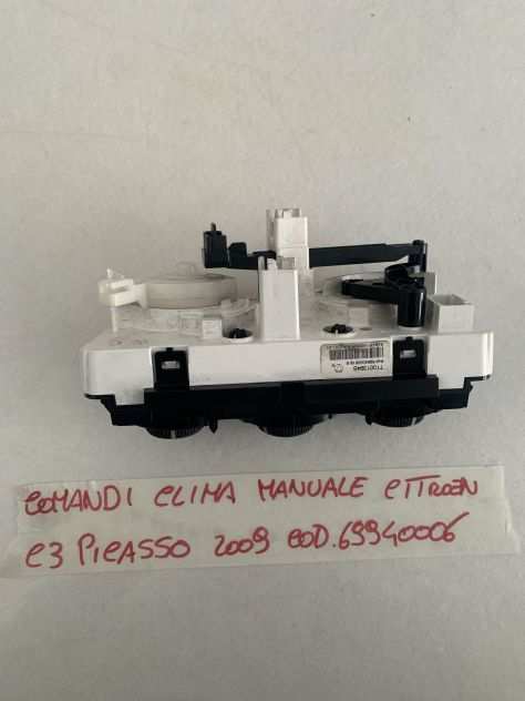 Comandi clima manuali citroen c3 picasso 2009 69940006