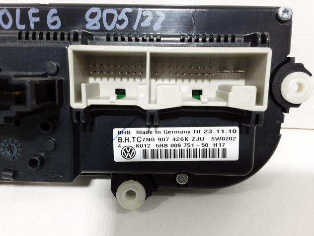 COMANDI CLIMA VOLKSWAGEN Golf 6 Berlina 5HB00975150 (0812)