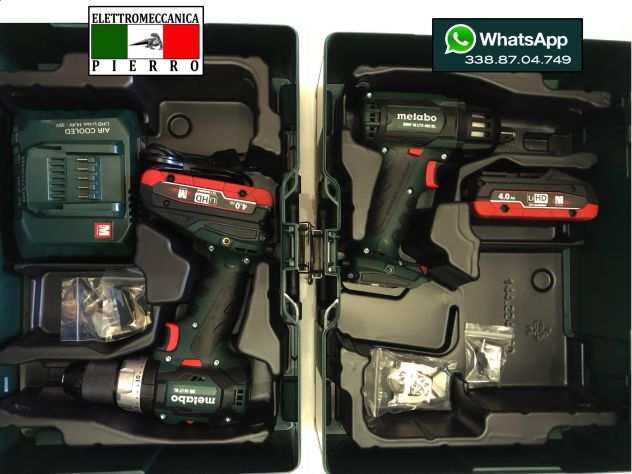 COMBO SET SB 18 LTBL -2x4,0 LiHDSSW 18LTX 400BLML METABO