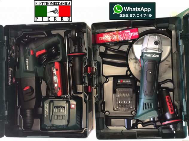 COMO SET KHA 18 LTX-2x4,0Ah LiHD W 18 LTX 125QML METABO