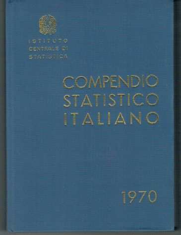 COMPENDIO STATISTICO ITALIANO 1970