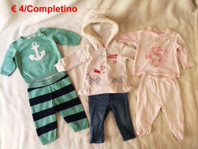 Completini 4 euro abbigliamento bimbo Fascia di etagrave0-12 mesi