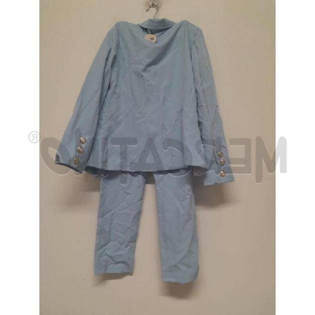 Completo donna giaccapantalone azzurro Taglia XL