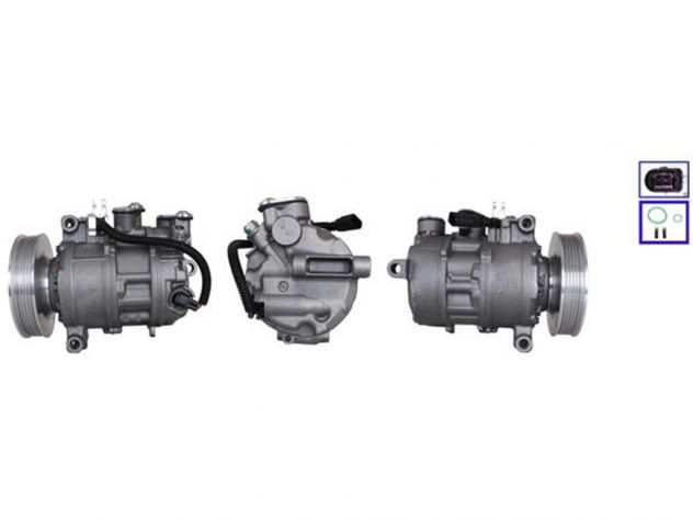 Compressore AC per Audi A4 Delphi Elstock Denso 1.8 2.0 2.7 3.0 Tdi Tfsi