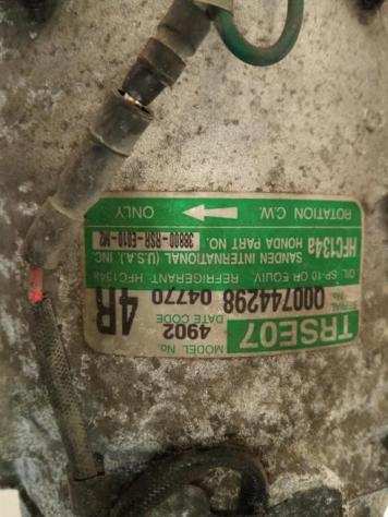 COMPRESSORE AC USATO DAL 2005 AL 2008 HONDA CIVIC laquoVIIIraquo (2006) 38800RSRE010-1