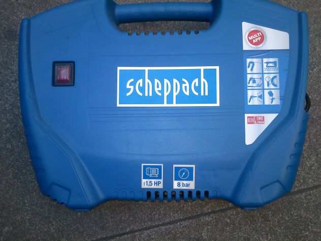 Compressore Scheppach 1.5-HP-8 BAR nuovo