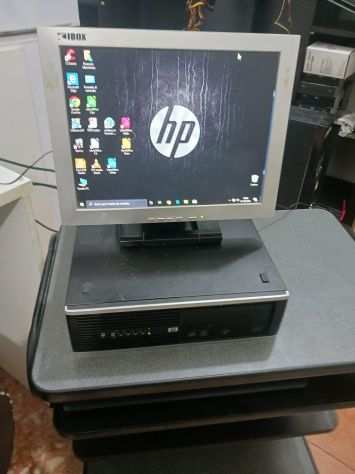 Computer hp i5  monitor  carrello
