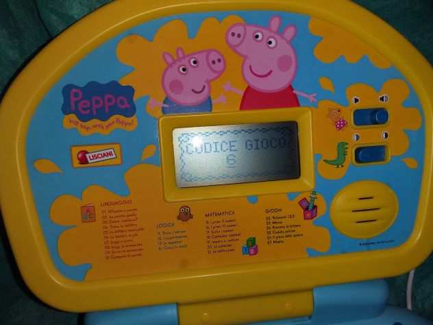 Computerino Peppa Pig per bambini da 3 a 6 anni.