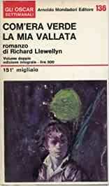 Comrsquoera verde la mia vallata di Llewellyn Richard 1degEdMondadori, Milano,1967