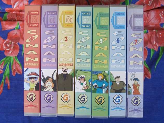 Conan il ragazzo del futuro cartone Miyazaki serie VHS COMPLETA videocassette