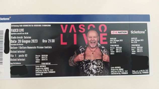 Concerto di Vasco Rossi a Salerno