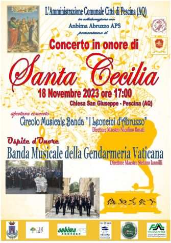 Concerto Musicale in Onore di SANTA CECILIA 2023