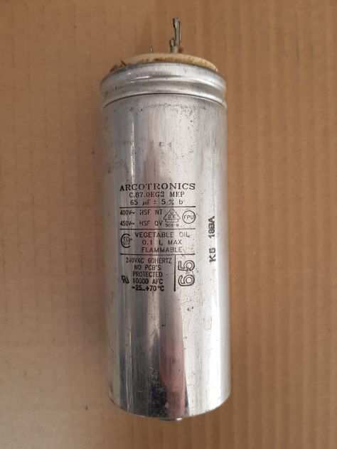 Condensatore 65uf 5060Hz (11 DISP.)