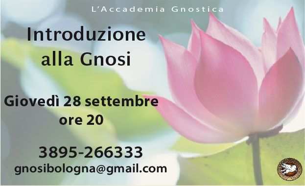 Conferenza Introduzione alla gnosi