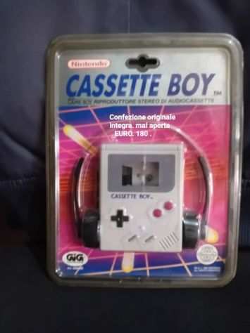Confezione integra NINTENDO cassette BOY