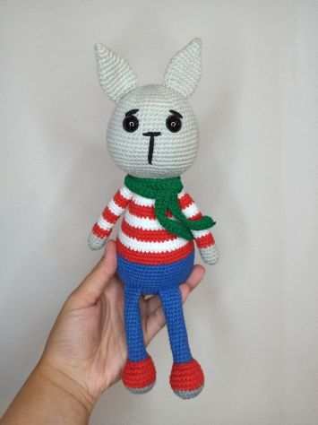 Coniglio.Bunny.amigurumi.giocattoli.uncinetto