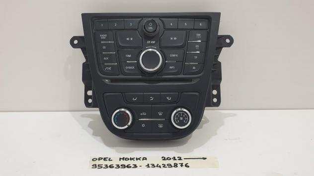 CONSOLE CENTRALE CON COMANDI CLIMA E RADIO OPEL Mokka 1deg Serie 95363963 13429876 Benzina (12)