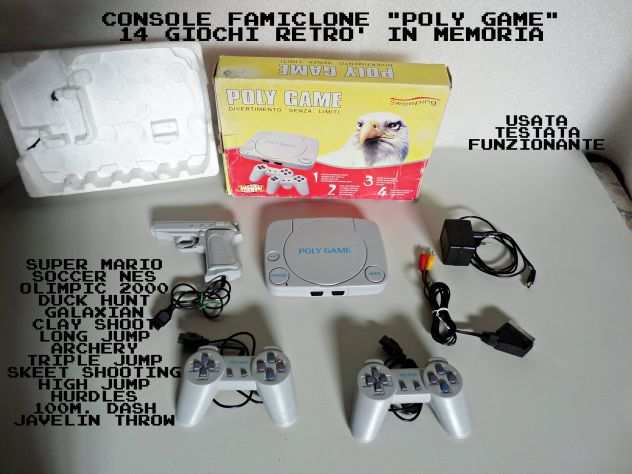 Console famiclone 14 giochi retrograve quot POLY GAME quot Super Mario