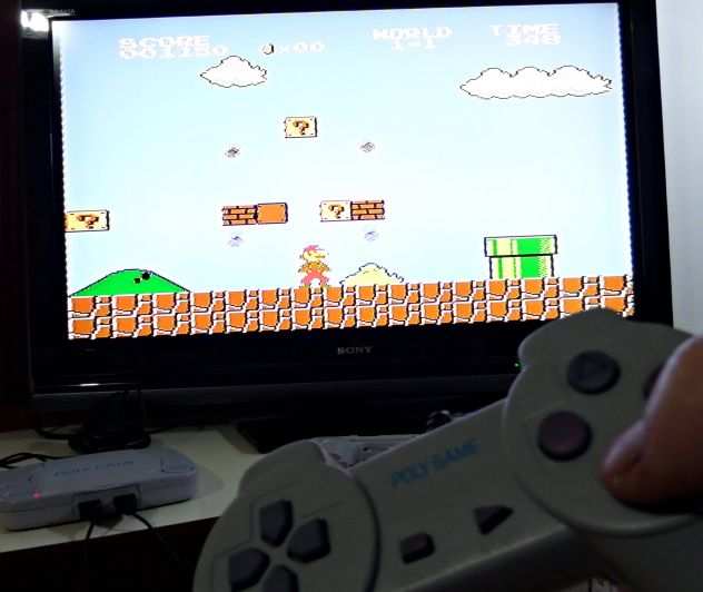 Console famiclone 14 giochi retrograve quot POLY GAME quot Super Mario