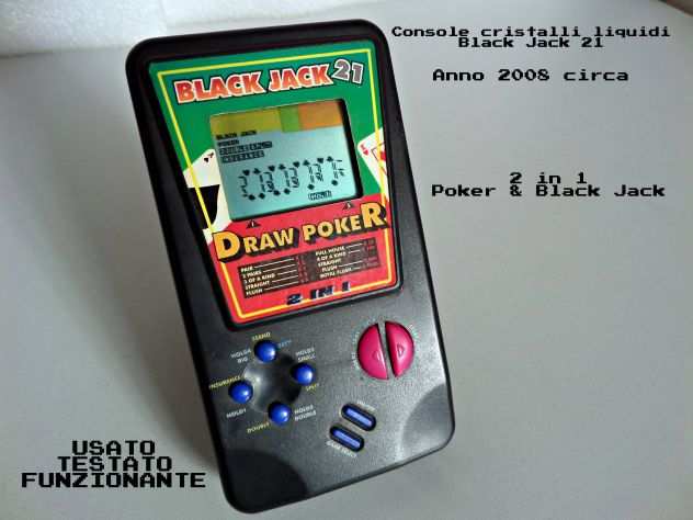 Console LCD quot Poker e Black jack quot vintage (Black jack 21)