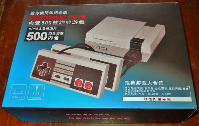 console mini NES classic edition clone nintendo retro game 500 giochi in memoria